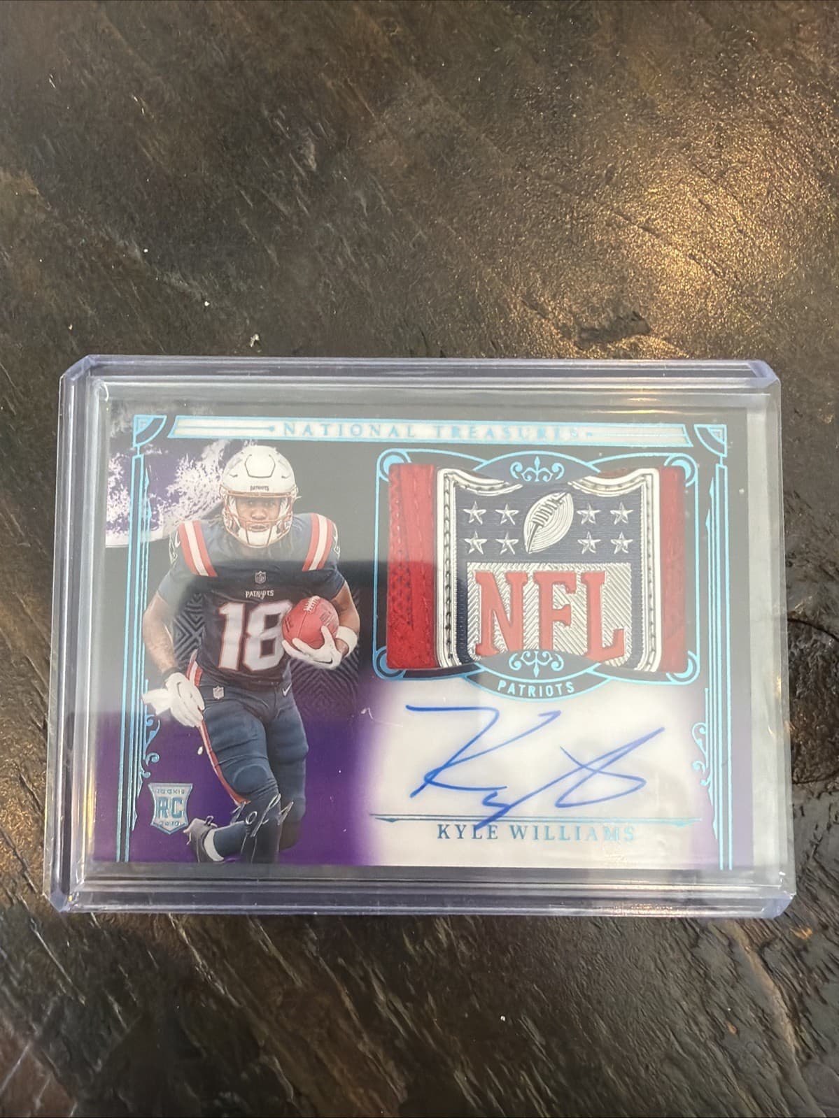 2025 National Treasures Kyle Williams 1/1 RPA NFL SHIELD #181 Williams RC Rare