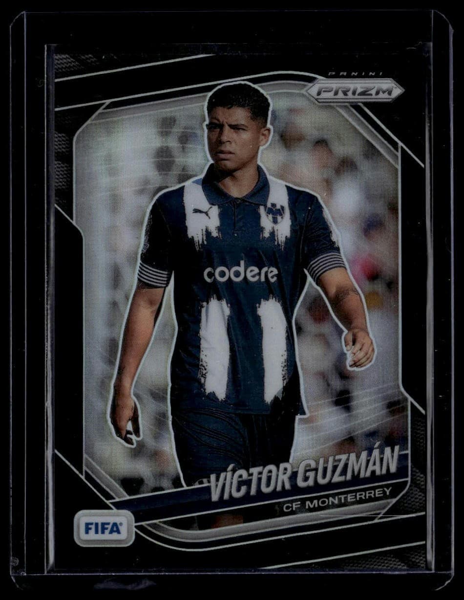 2025-26 Panini Prizm FIFA Soccer- Víctor Guzmán #137 True Black 1/1