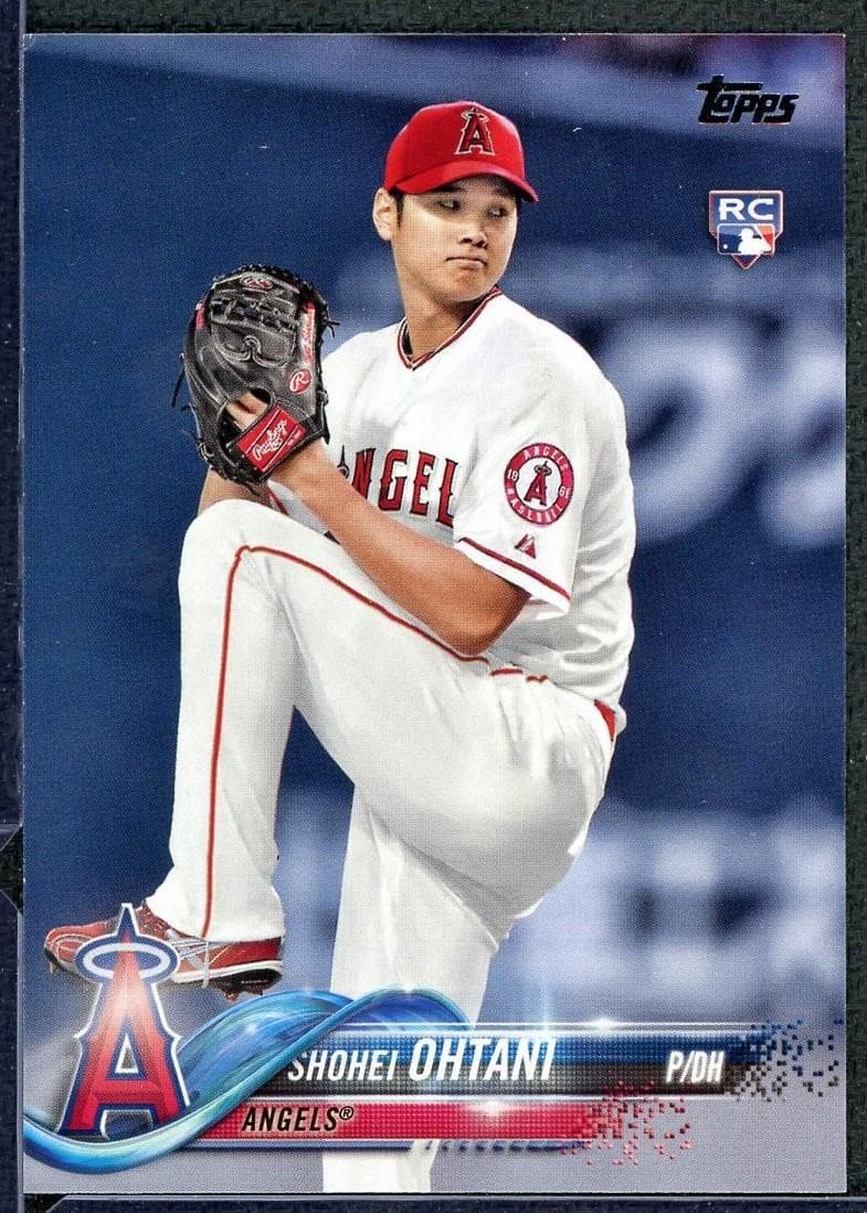 2018 Topps Series 2 Shohei Ohtani Pitching Rookie #700