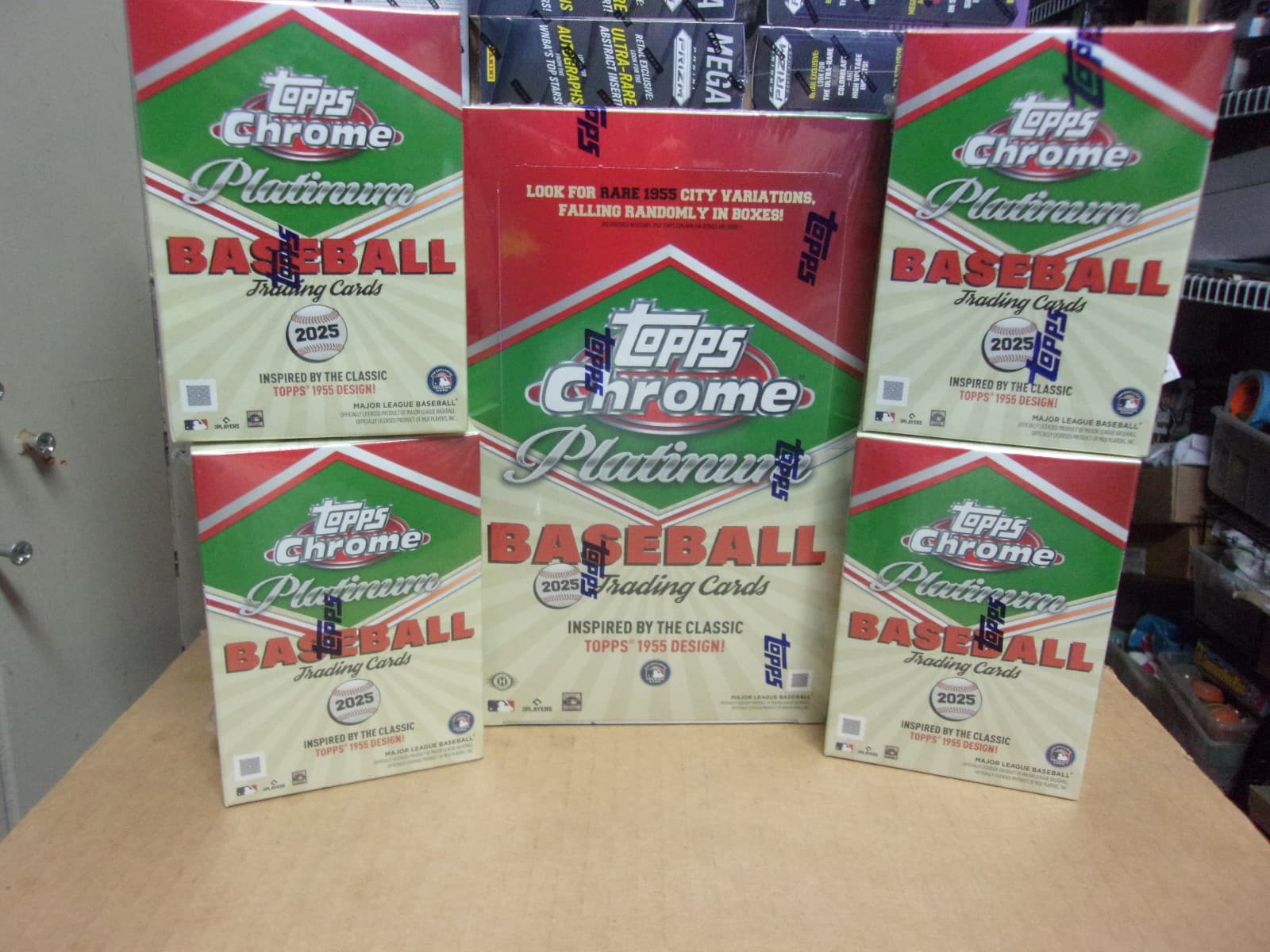 2026 TOPPS CHROME PLATINUM BASEBALL HOBBY + (4) BLASTER BOXES