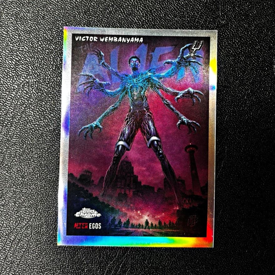2026 Topps Chrome Update Victor Wembanyama Spurs NBA Alter Ego AE-4 Rare Insert