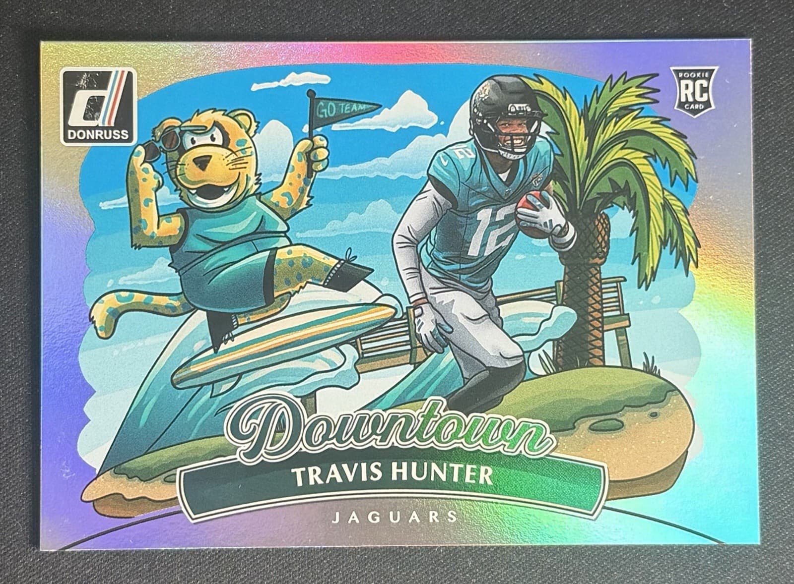 2025 Panini Donruss #13 Travis Hunter (Rc) Downtown Horizontal Ssp