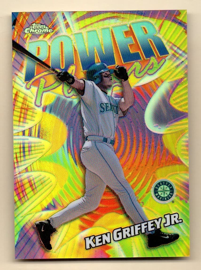 2000 Topps Chrome #P2 Ken Griffey Jr. Power Players Refractor A Real Refractor
