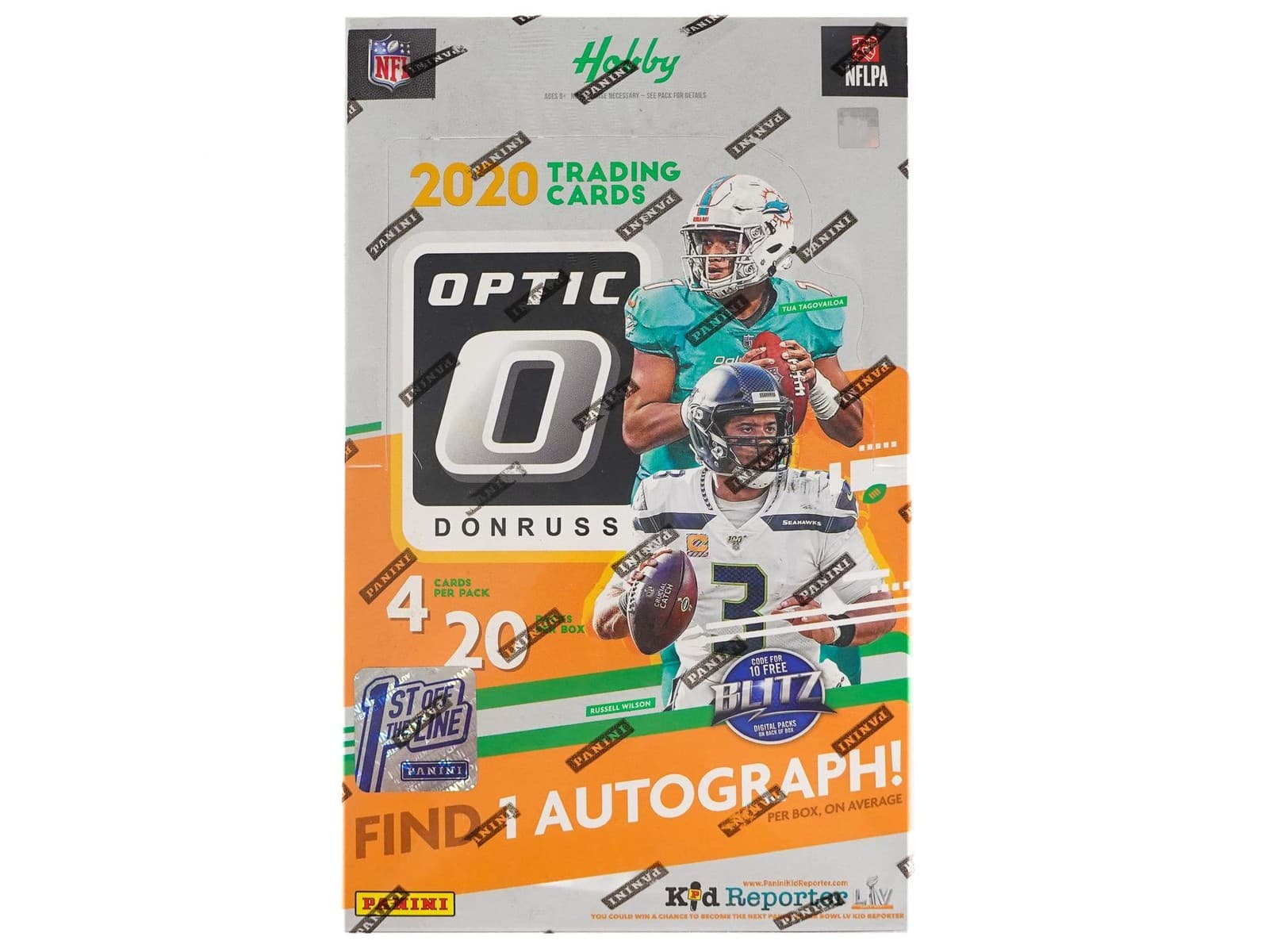 2020 Panini Donruss Optic Football 1st Off The Line FOTL Hobby Box