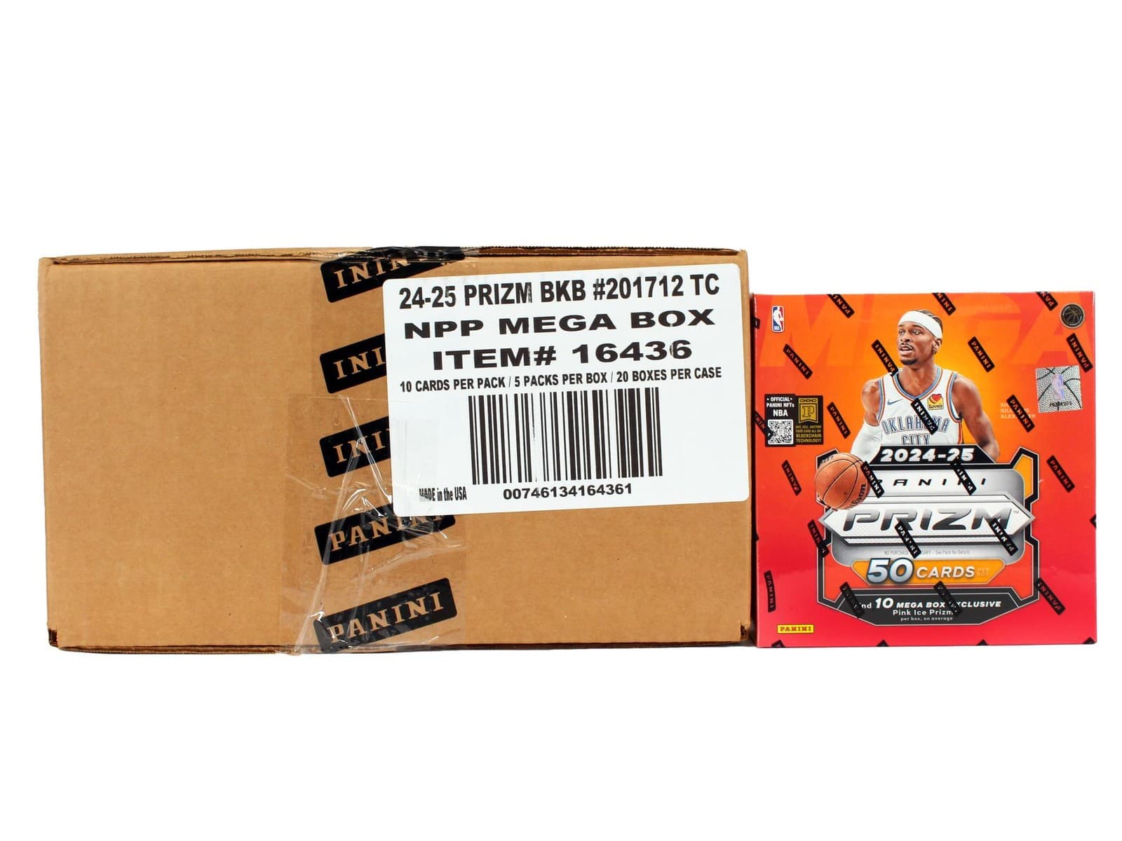 2024/25 PANINI PRIZM BASKETBALL MEGA 20-BOX CASE (PINK ICE PRIZMS!