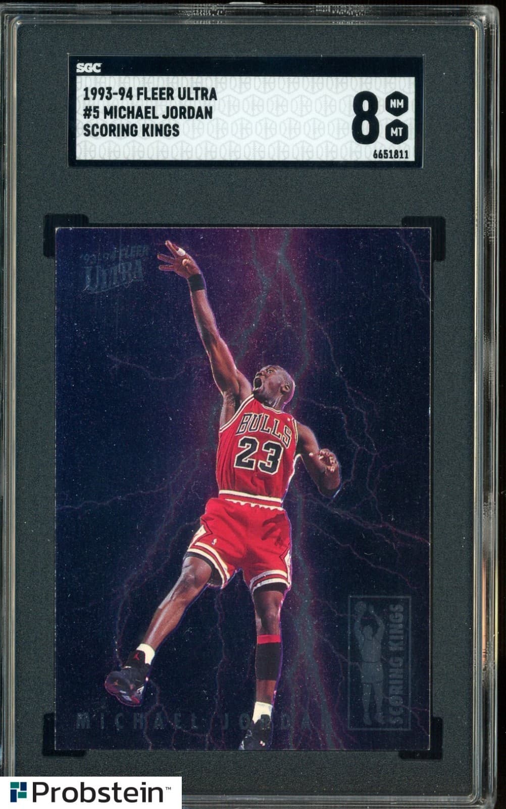 1993-94 Fleer Ultra Scoring Kings #5 Michael Jordan Chicago Bulls HOF SGC 8