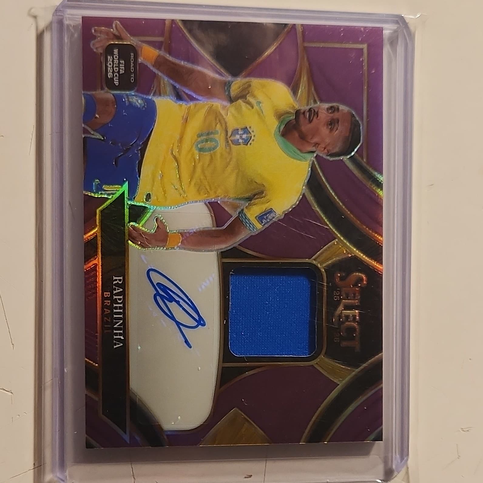 Panini 2025-26 Select Road to FIFA World Cup Raphinha Patch Auto #94/99