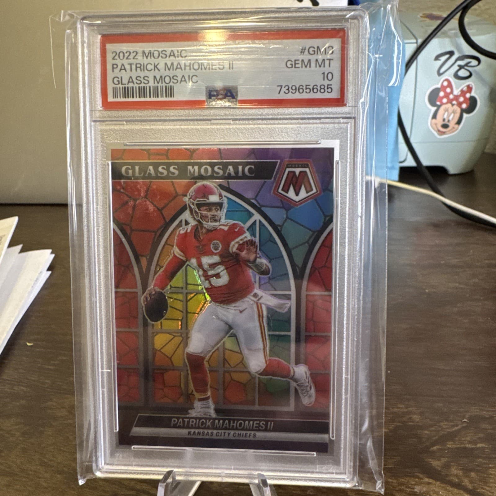 2022 Mosaic Glass Mosaic #GM-3 Patrick Mahomes II PSA 10