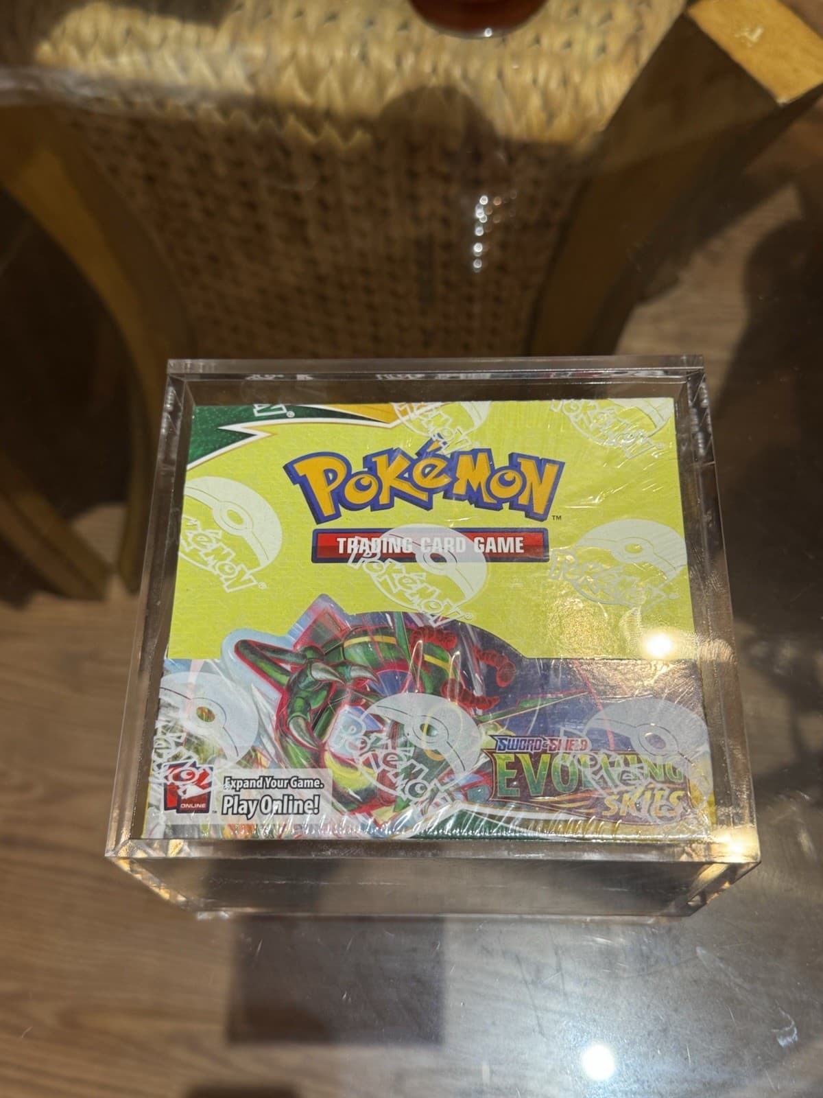 SWSH07 Evolving Skies FACTORY SEALED Pokemon Booster Box - 36 PACKS With Artylic