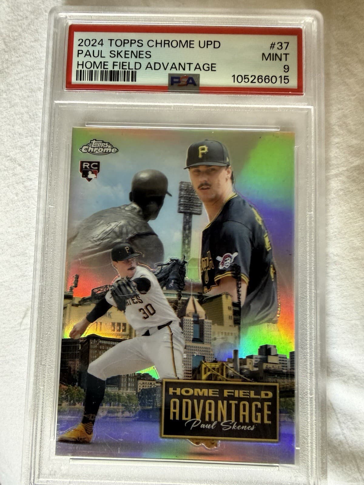 2024 Topps Chrome Update Series - Home Field Advantage Paul Skenes #HFAC-37 (RC)