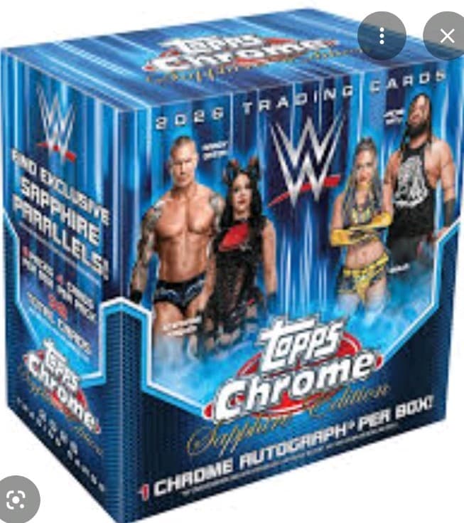 2026 Topps Chrome WWE Sapphire Hobby Box - Brand New Sealed in hand mint