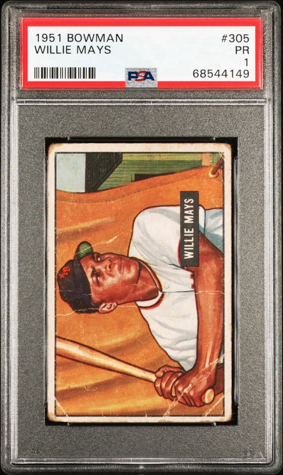 1951 Bowman Willie Mays PSA 1