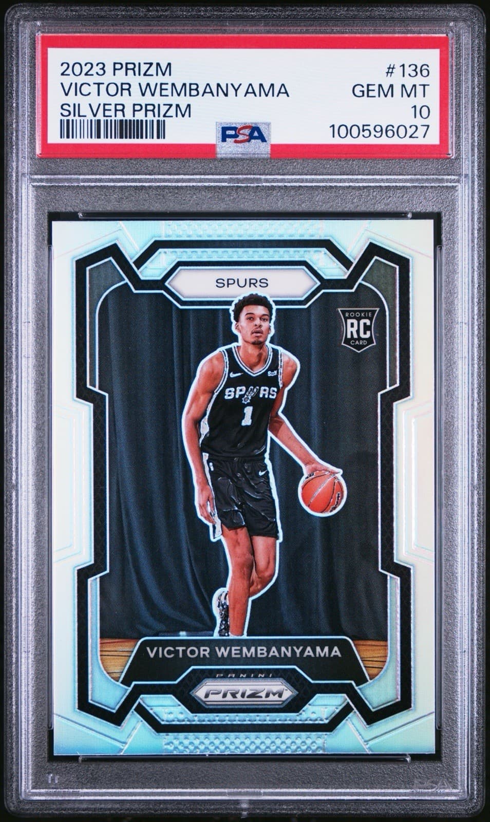 2023-24 Panini Prizm - Victor Wembanyama #136 Silver Prizm (RC)