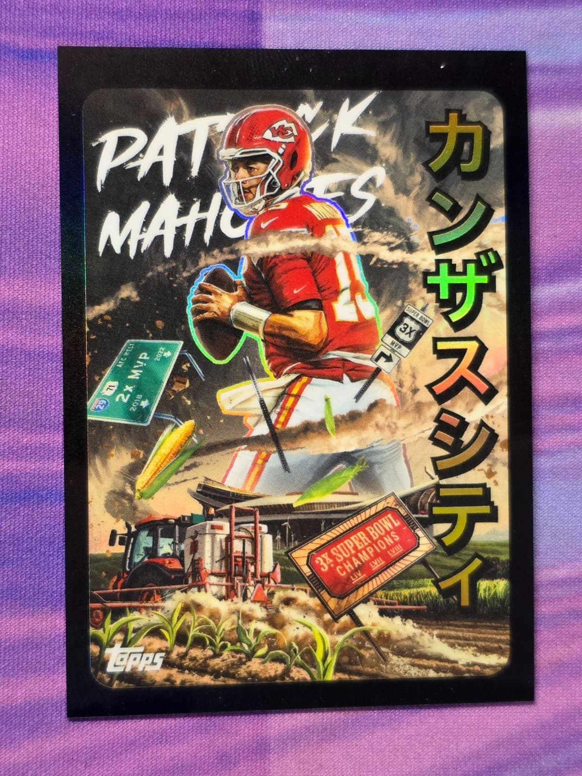 2025 Topps Chrome Patrick Mahomes Kaiju