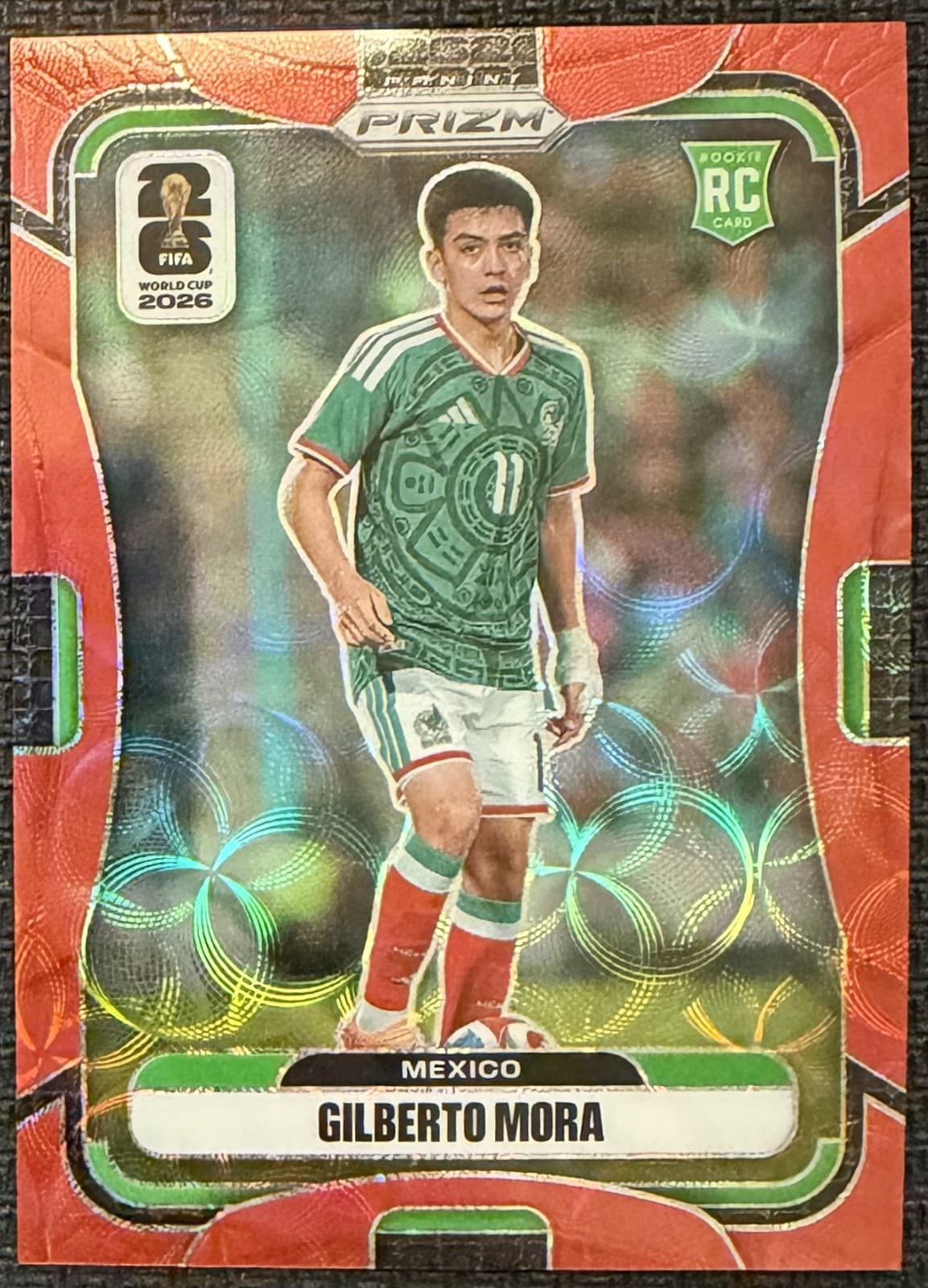 Gilberto Mora 2026 Prizm World Cup RED Choice Exclusive /85 RC MEXICO