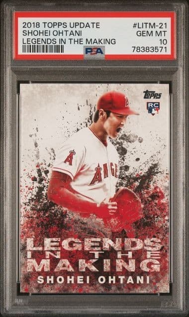 2018 Topps Update Series - Legends in the Making Shohei Ohtani #LITM-21 (RC)
