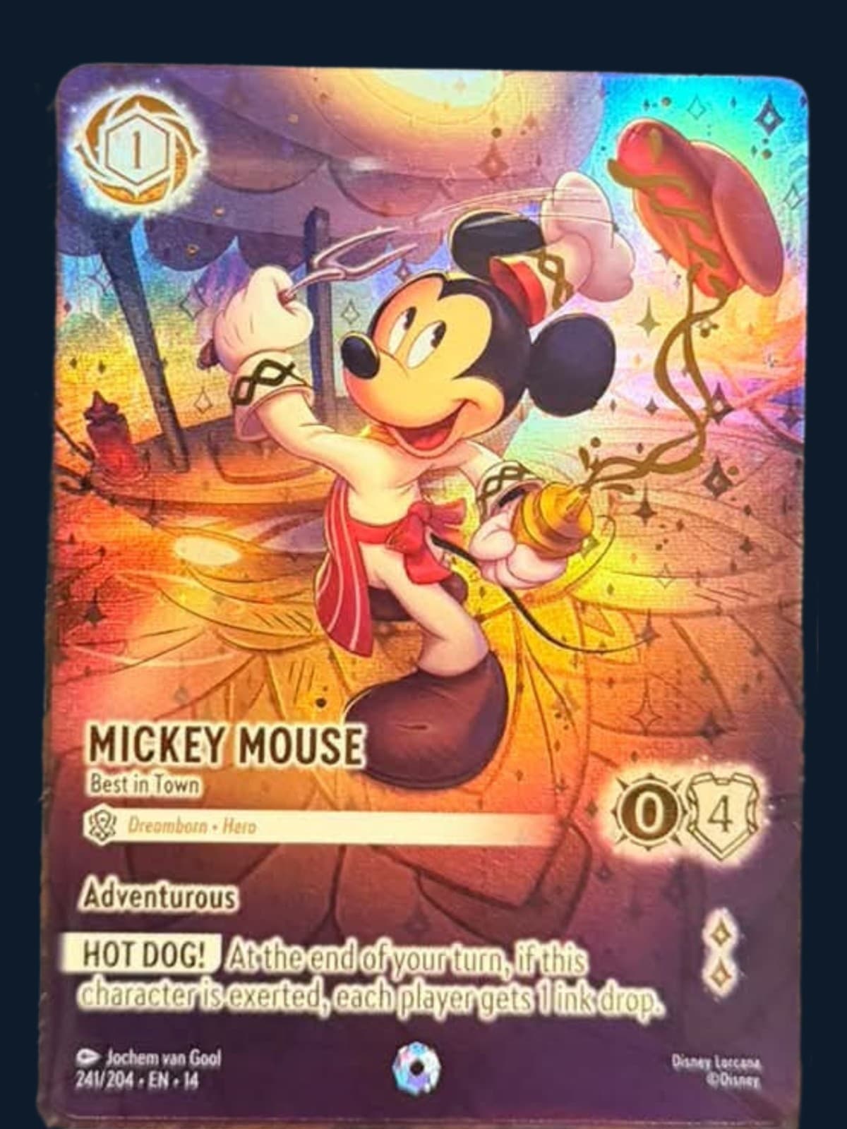 Iconic Mickey Mouse - Best In Town - Set 14 EN 241/204 - Disney Lorcana TCG
