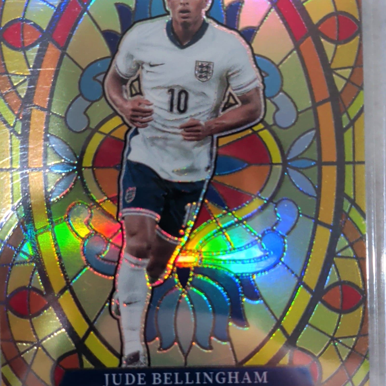 Stained Glass Select FIFA World Cup Jude Bellingham England #11 Case Hit Ssp