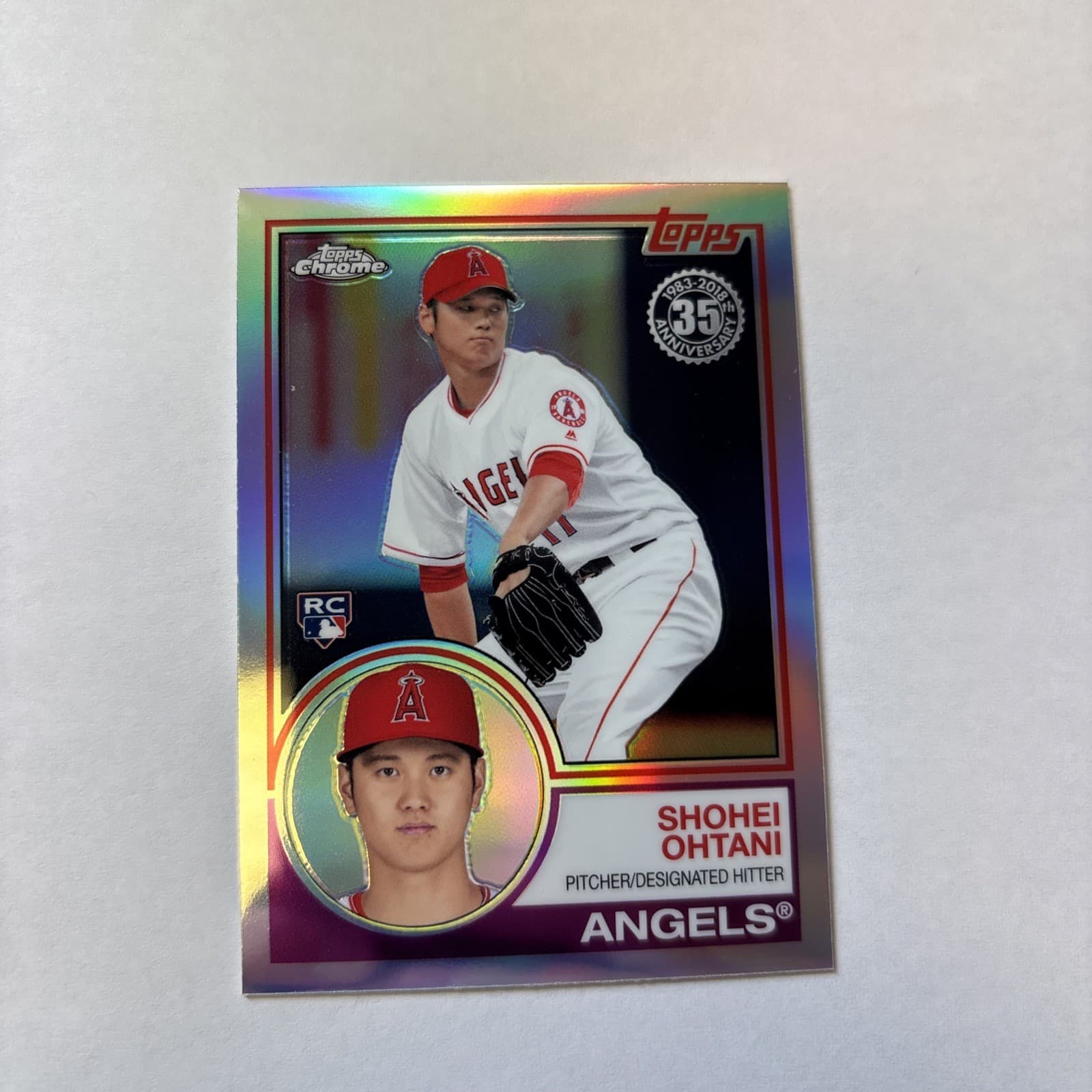 2018 Topps Chrome #83T-6 Shohei Ohtani 1983 Topps Refractors