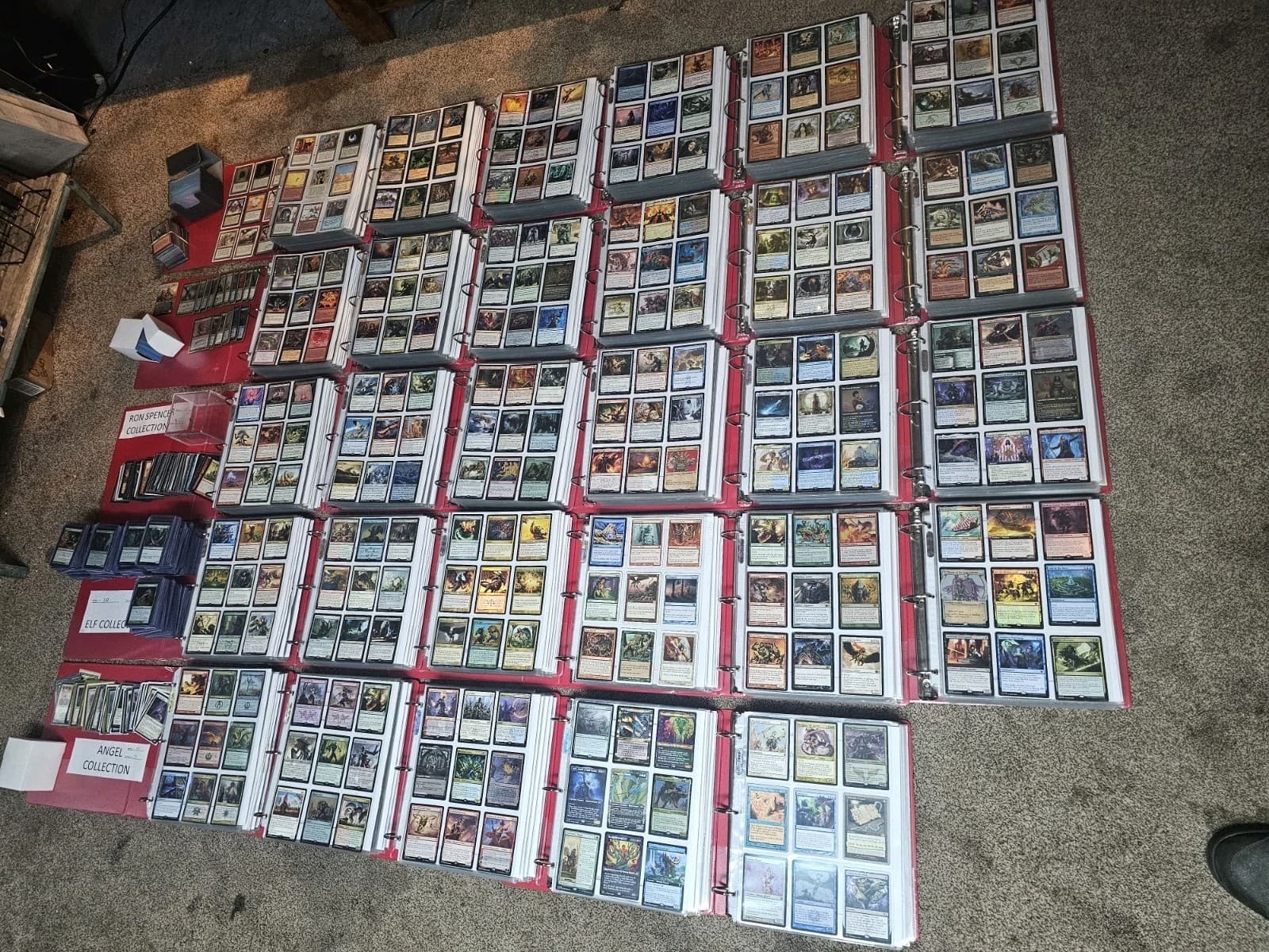 Magic The Gathering MEGA BINDER COLLECTION 16,000 Different Cards 1800+ Rare