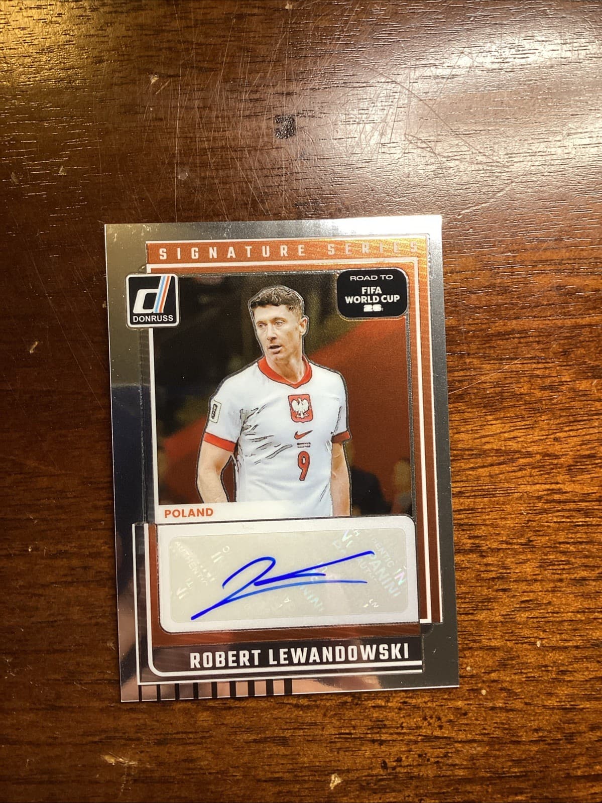 2025-26 Panini Donruss FIFA World CUP Robert Lewandowski Signature Series Auto