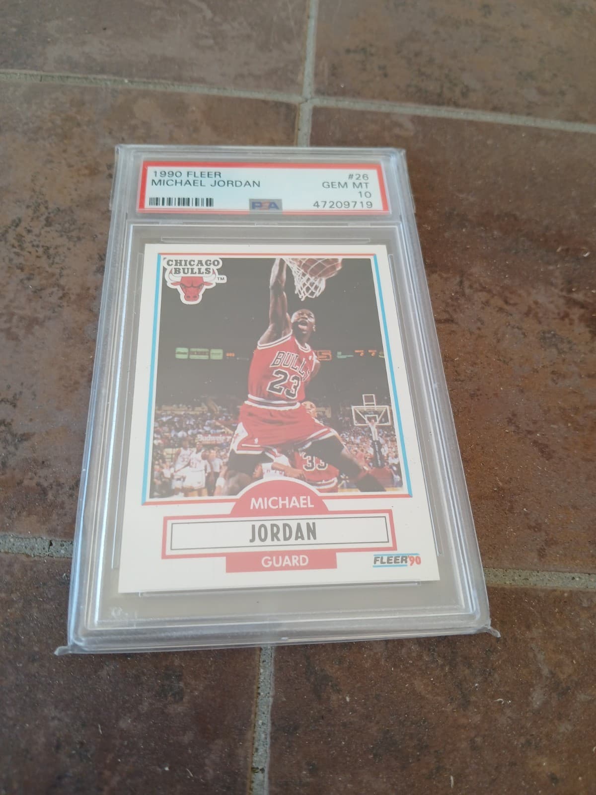 Michael Jordan 90 Fleer #26 PSA 10