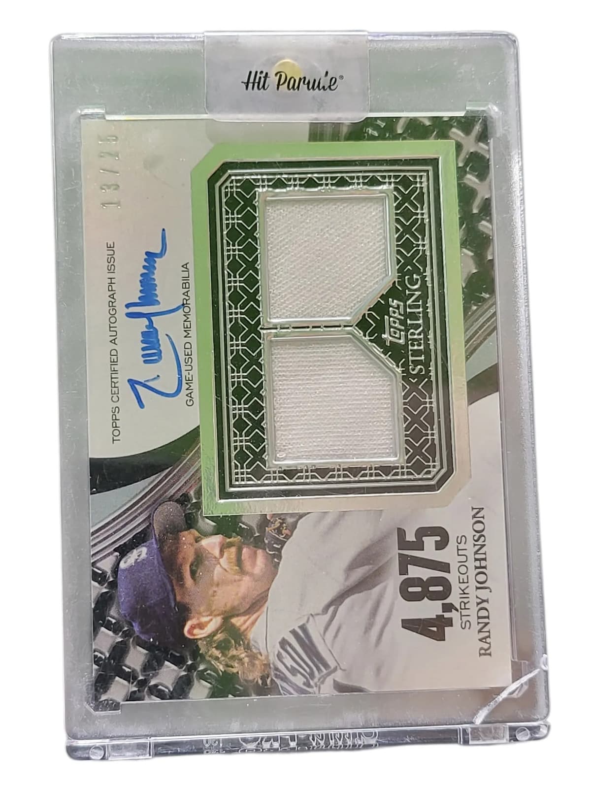 2023 Topps Sterling Randy Johnson #STAR-RJ Sterling Strikes Auto Game-Used 13/25