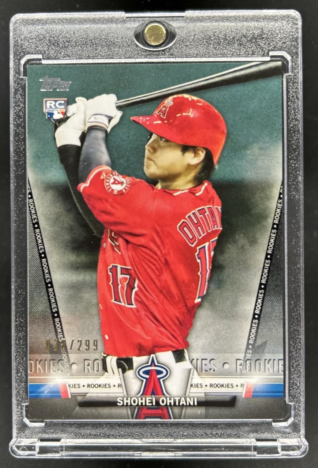 2018 Topps Shohei Ohtani Salute RC Black Rookie #/299 Angels