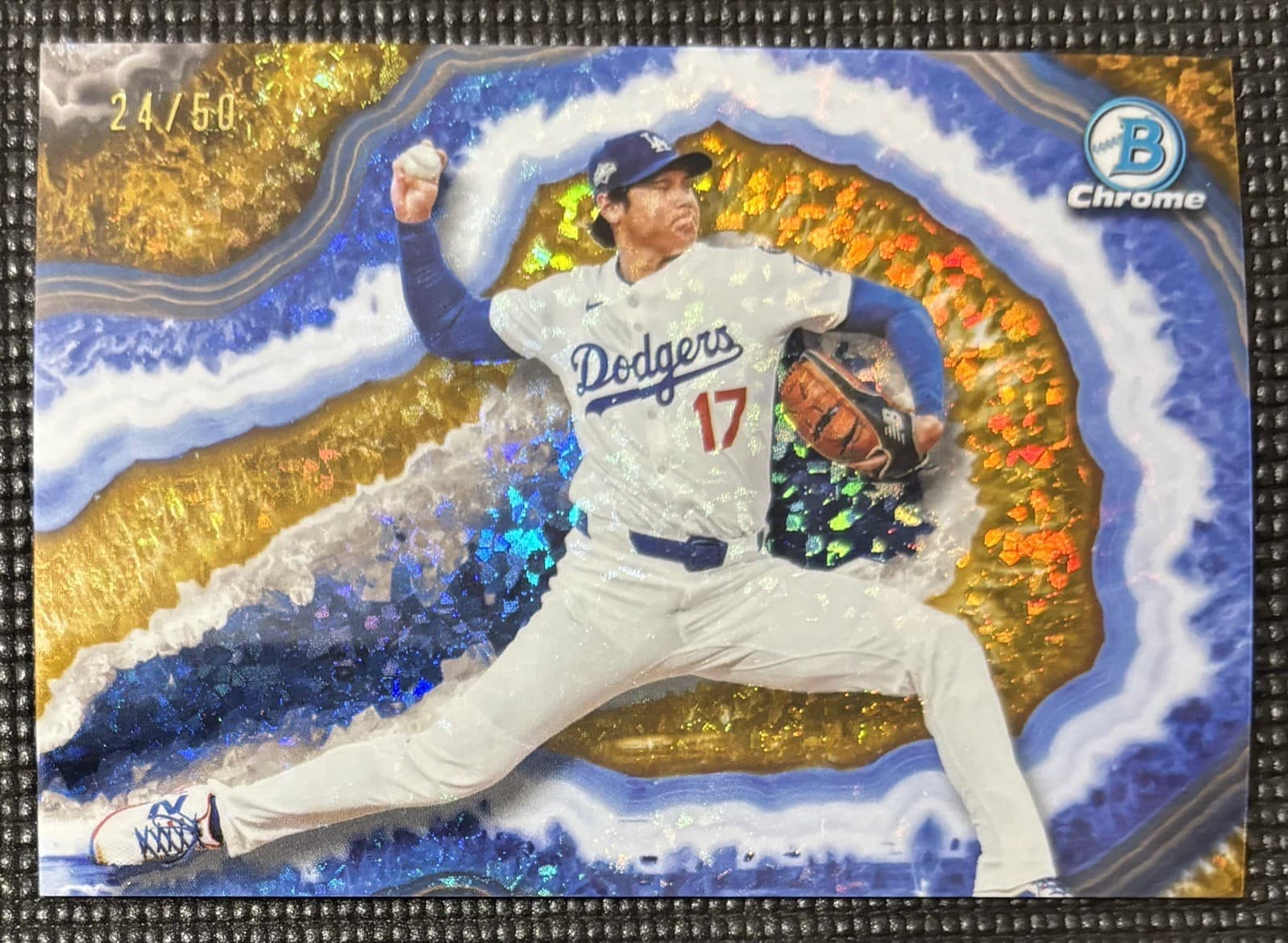 2026 Bowman Chrome Shohei Ohtani Crystallized Gold Refractor /50 SSP Case Hit