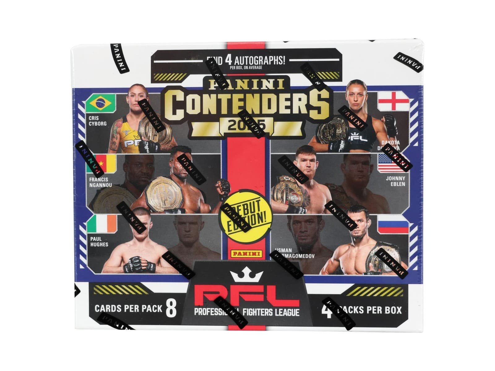 2025 PANINI CONTENDERS PROFESSIONAL FIGHTERS LEAGUE PFL HOBBY BOX