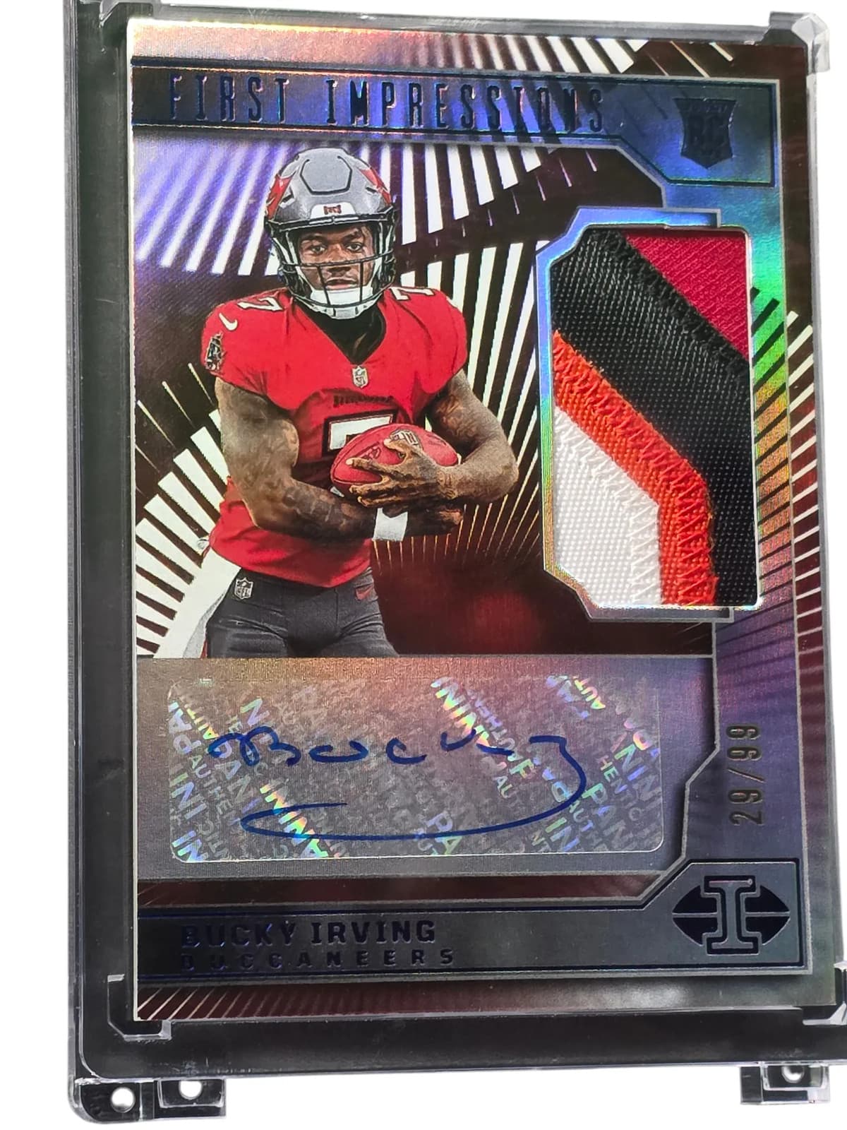 2024 Panini Illusions Football Bucky Irving #133 Autograph 29/99 Patch