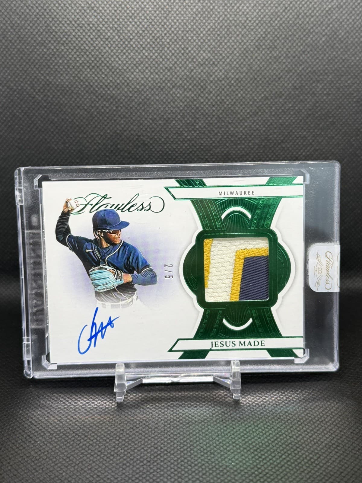 Jesus Made 2025 Panini Flawless Signatures Materials Autograph And Patch /5
