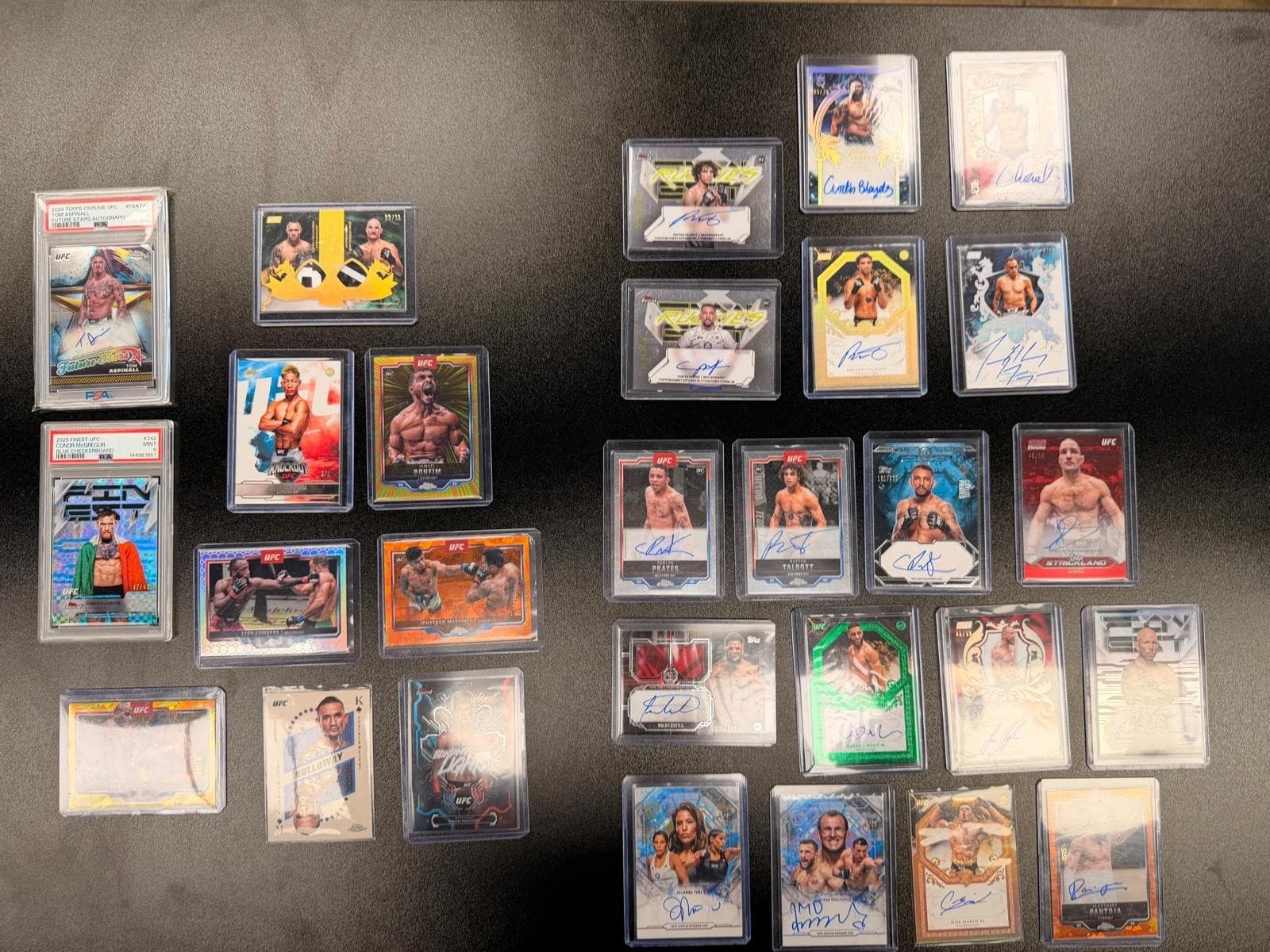 TOPPS UFC CARD LOT AUTOS, RCS, RELICS