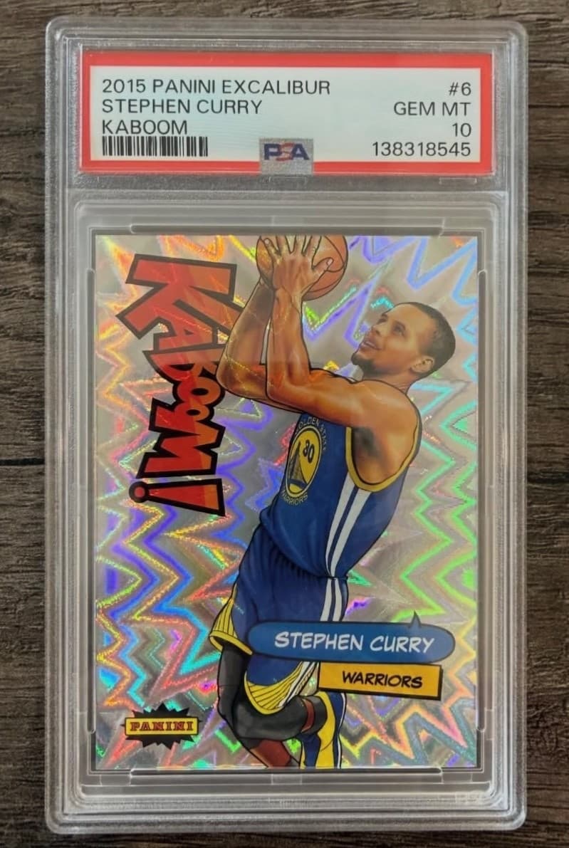2015 Stephen Curry Panini Excalibur KABOOM! #6