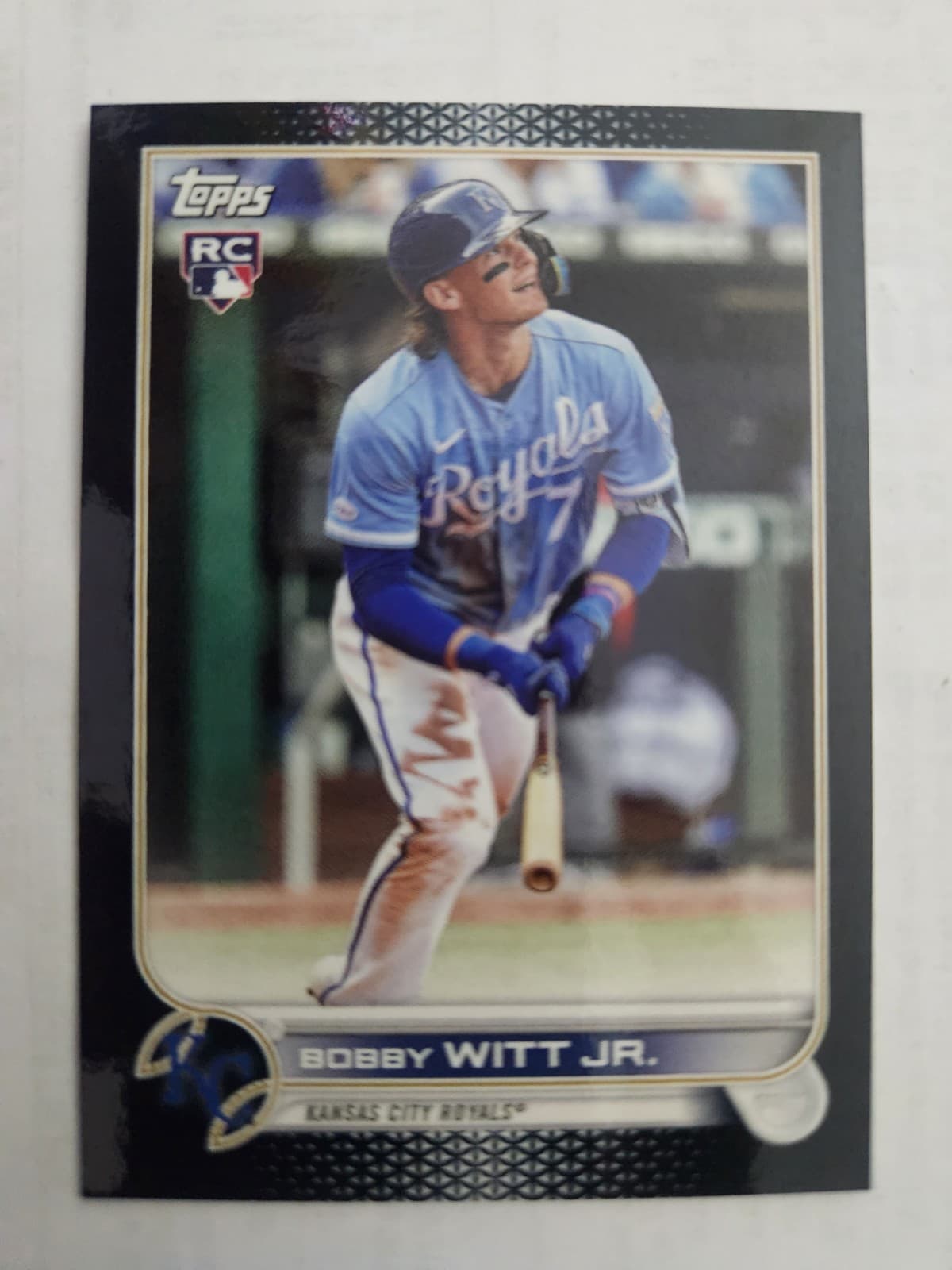 2022 Topps Mini Bobby Witt Jr Black Us100 SSP