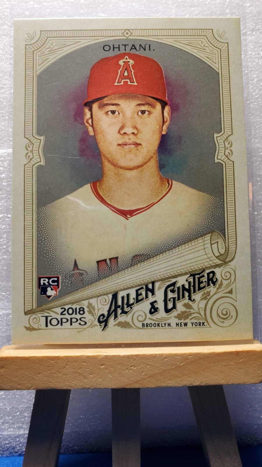 2018 Topps Allen & Ginter Hot Box Silver Glossy Shohei Ohtani RC #100 SP RARE