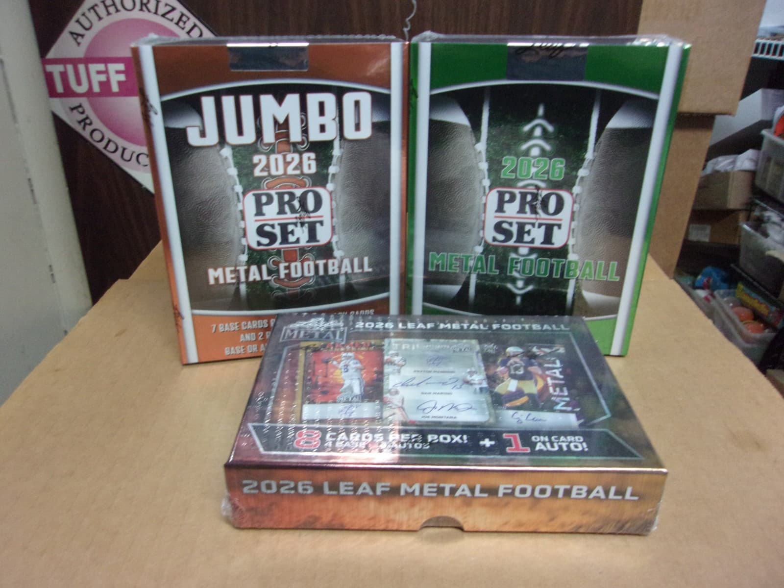 2026 LEAF PRO SET METAL HOBBY + JUMBO + LEAF METAL HOBBY FOOTBALL BOXES
