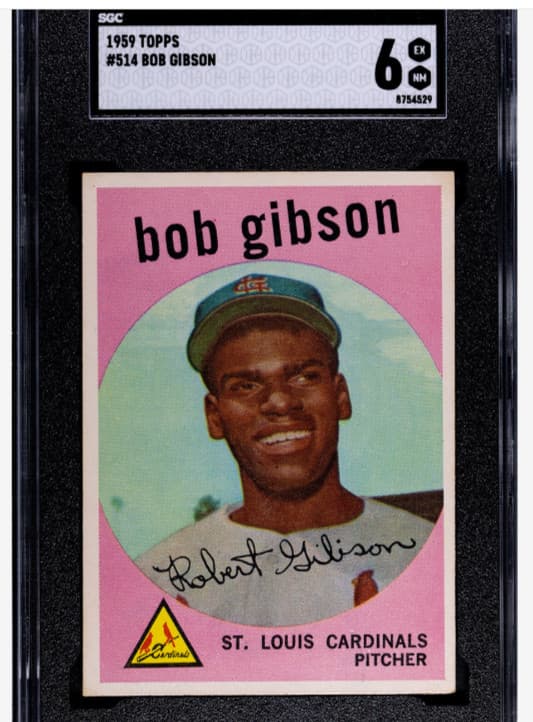 1959 Topps Bob Gibson #514 (RC) Rookie
