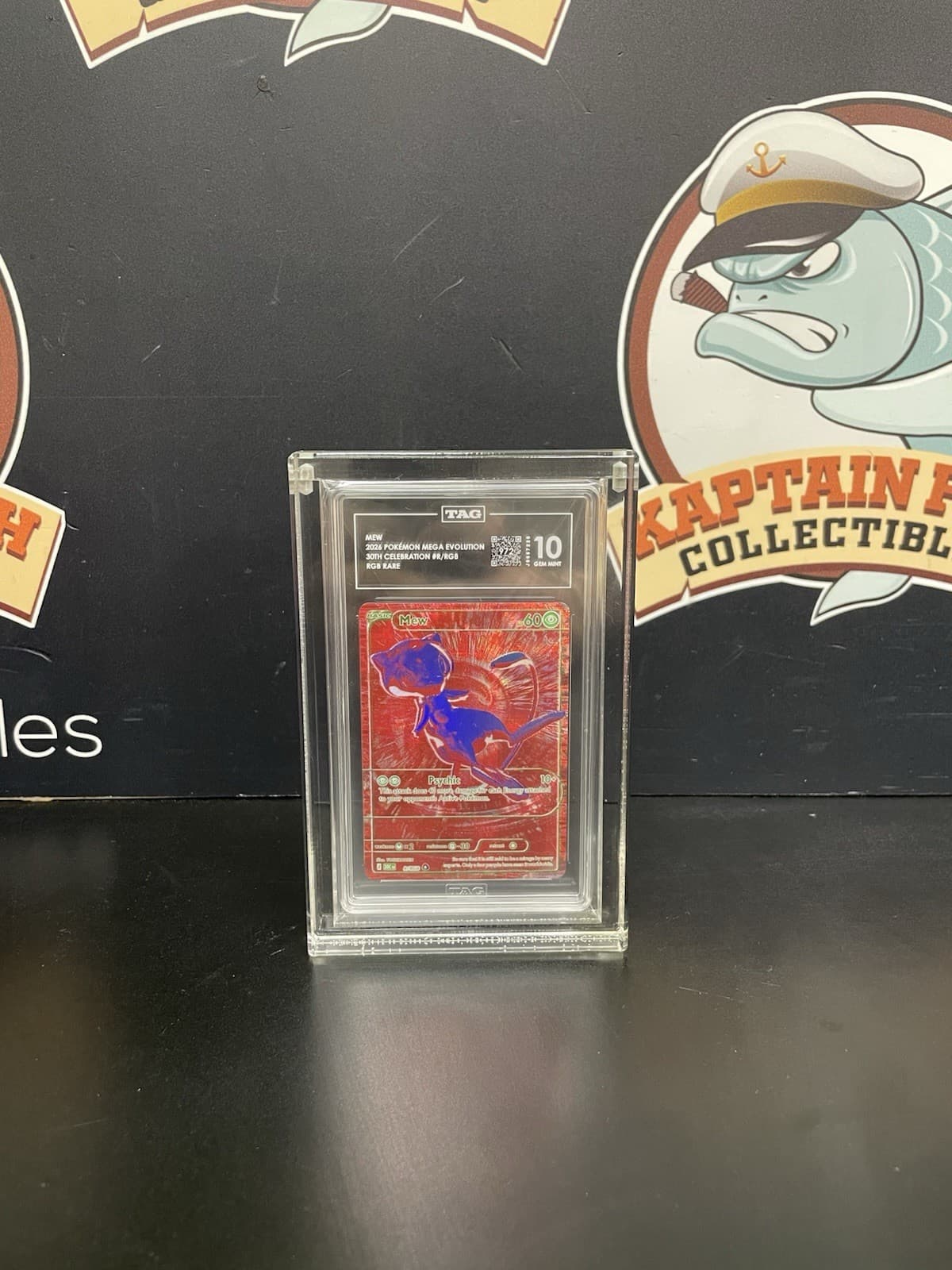 POKEMON 30TH CELEBRATION R/RGB MEW Highest Graded Tag 10 (972) Grade