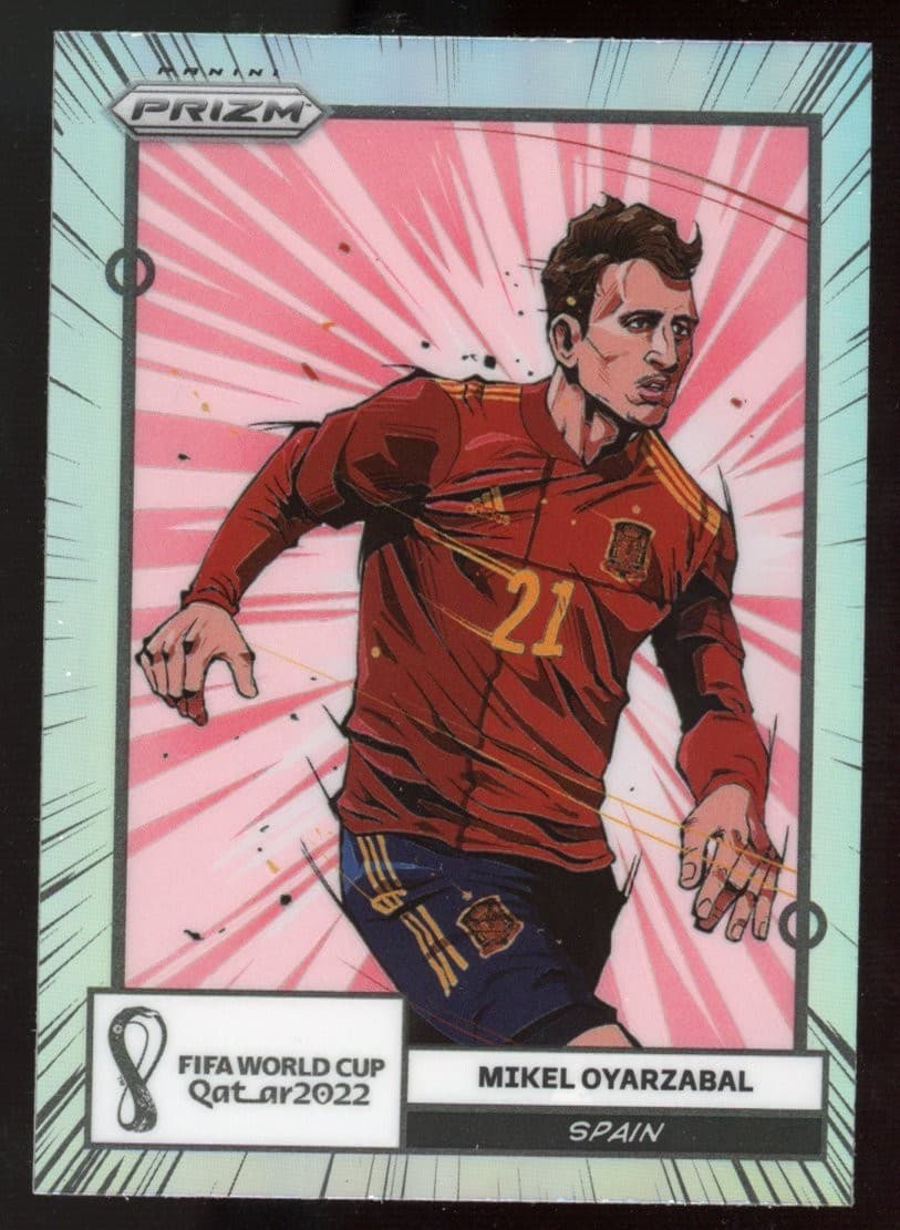 2022 Prizm World Cup Qatar Manga Mikel Oyarzabal #20 SSP Spain