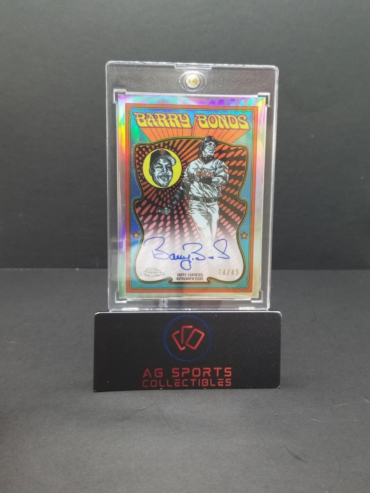 2025 Topps Chrome Ultra Violet All-Stars Barry Bonds Auto /49 🔥🔥 Centered!!
