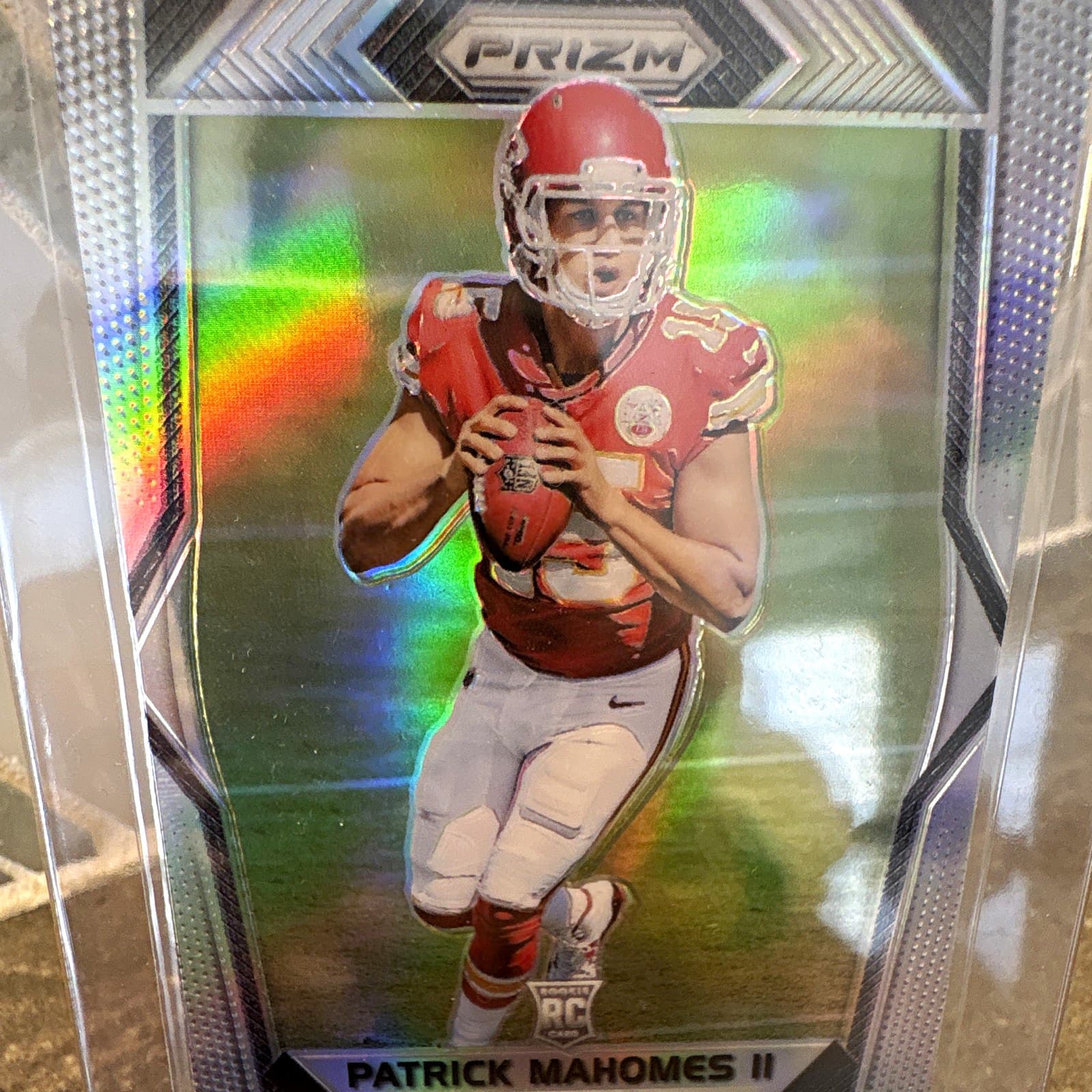 Panini Prizm 2017 Patrick Mahomes II Rookie Silver Prizm Rookies #269 Chiefs