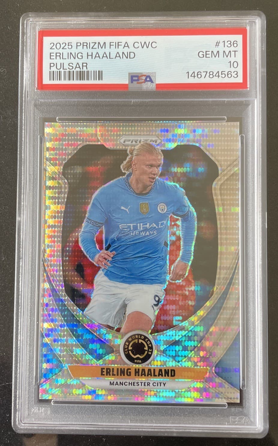 Erling Haaland 2025 Panini Prizm FIFA Club World Cup Red Prizm #136