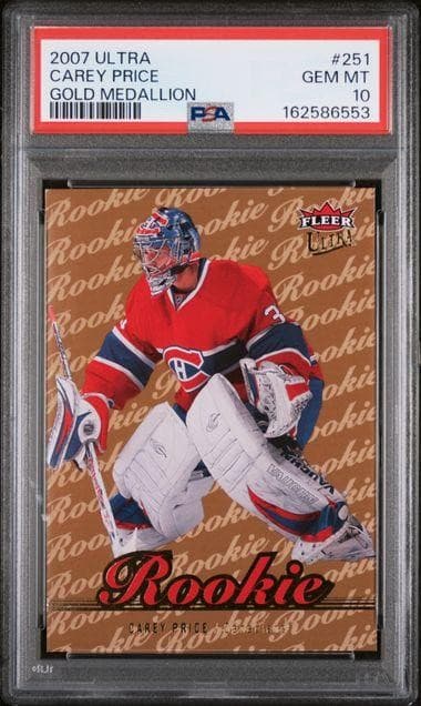 2007 Fleer Ultra Carey Price Gold Medallion Rookie #251 PSA 10