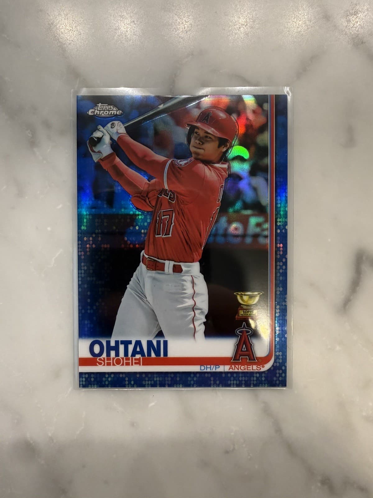 2019 Topps Chrome #1 Shohei Ohtani Rookie Cup Blue Refractor /150