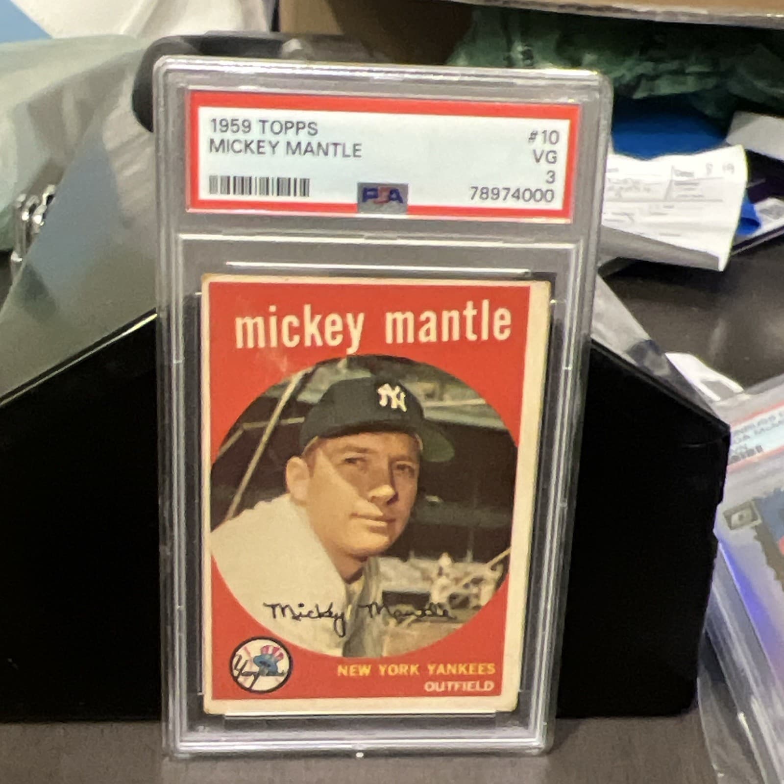 1959 Topps - Mickey Mantle #10 PSA 3