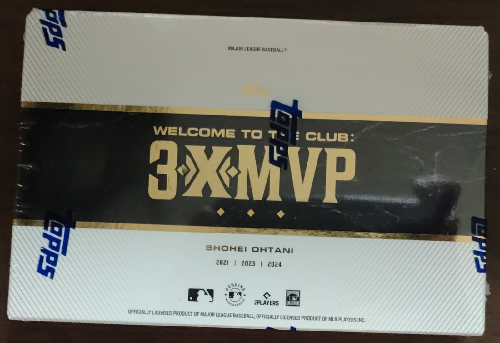 2025 Topps Welcome to the Club: 3x Mvp Baseball Box Shohei Ohtani Unopened