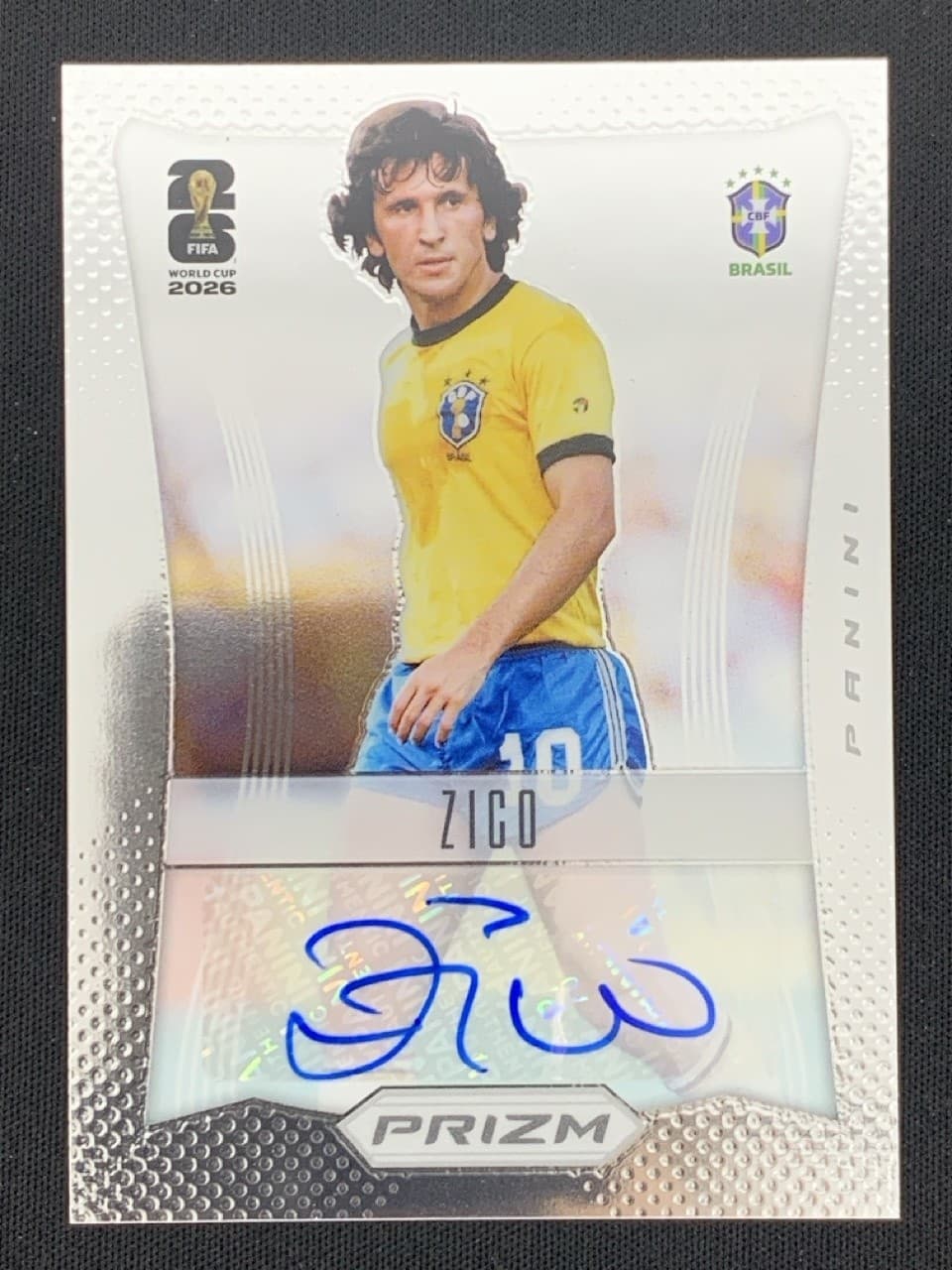 Zico 2026 Panini Prizm FIFA World Cup 2012 Throwback Auto #12-Z -ef4