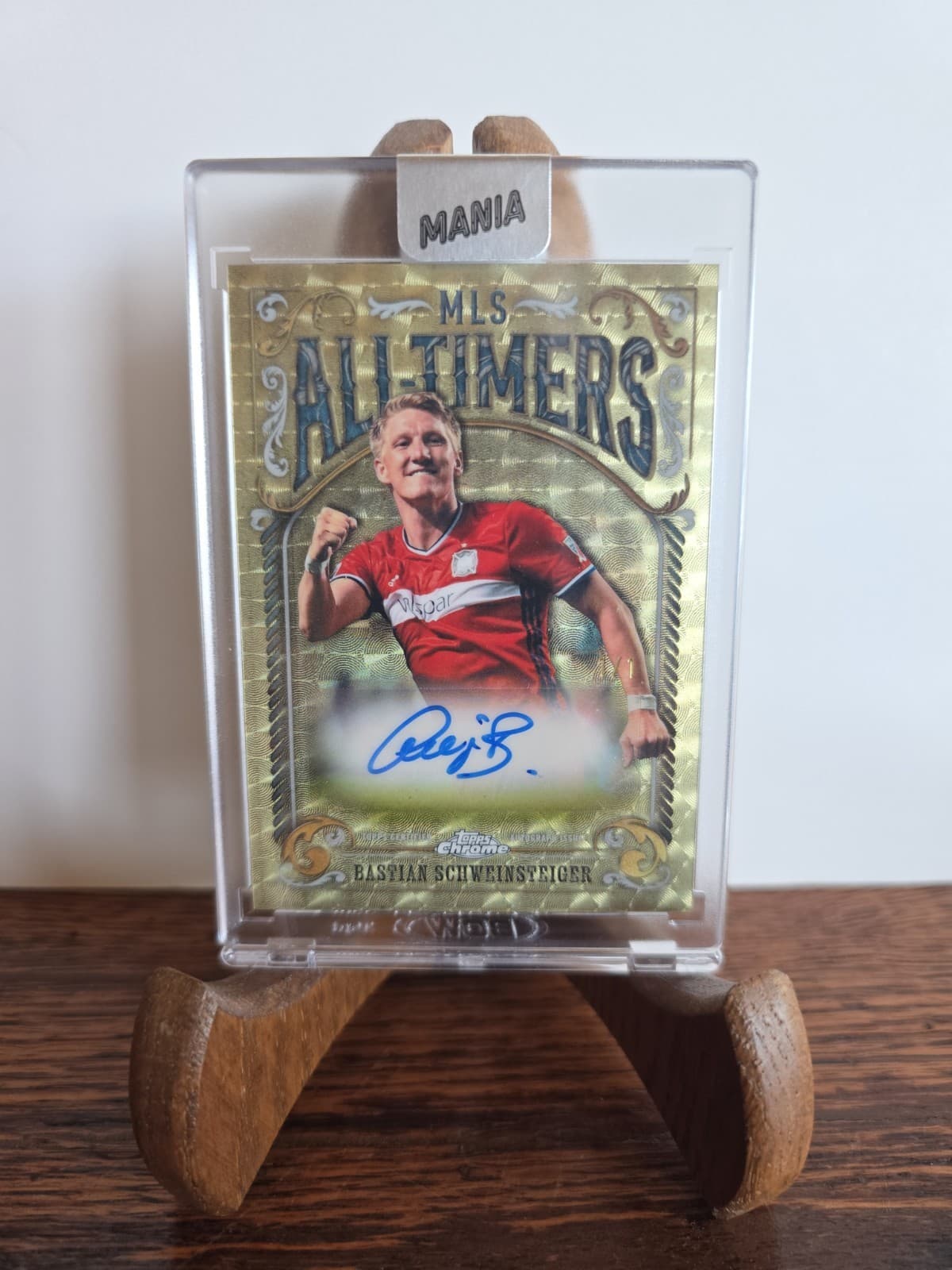 Bastian Schweinsteiger 2026 Topps Chrome MLS Mania Superfractor 1/1 All-Timers