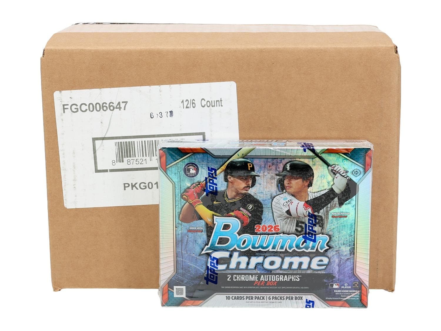 2026 Bowman Chrome Baseball Hobby 12-Box Case
